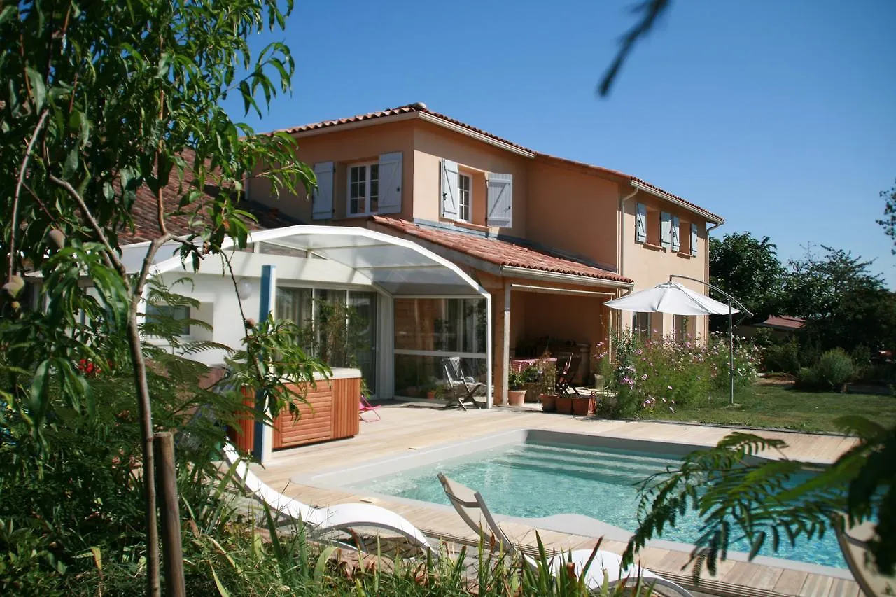 Les Fleurs Du Parc Bed and Breakfast Mansempuy Francja